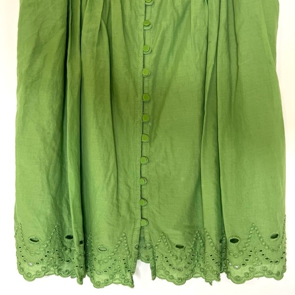 2/$25 - Loft - Green Eyelet Sleeveless Top - Picture 5 of 7